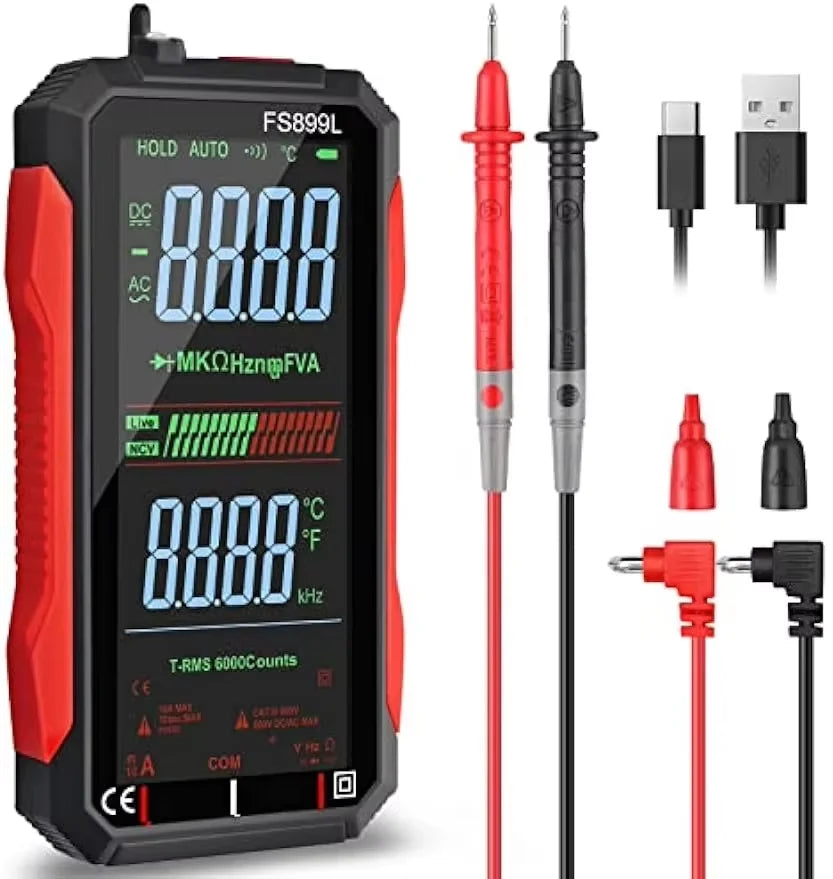 Fully Automatic - 6000 Count Digital Voltmeter